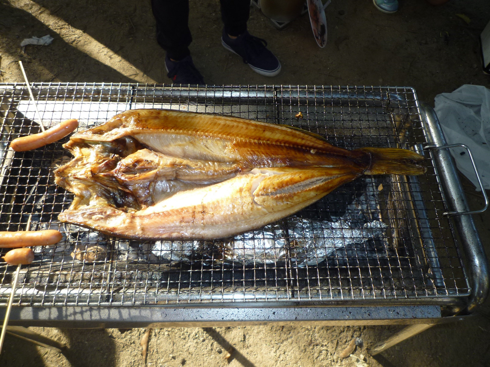 手羽先スタンド炎